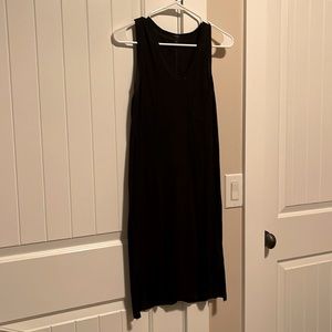 JCrew Black Cotton Tank T-shirt Dress
